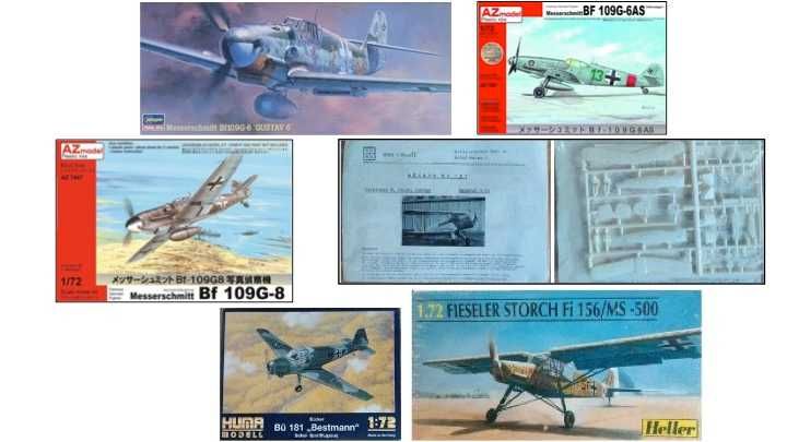 Kits 1/72 Aviões Alemães