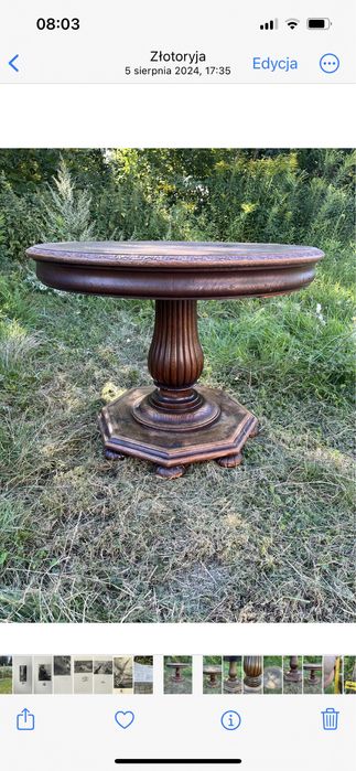 Stary Stół Dębowy