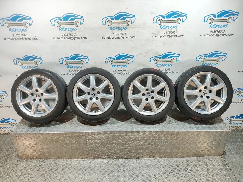 Conjunto Jantes 17 Originais Honda Civic 8 VIII FK 7J ET55 5x114,3J