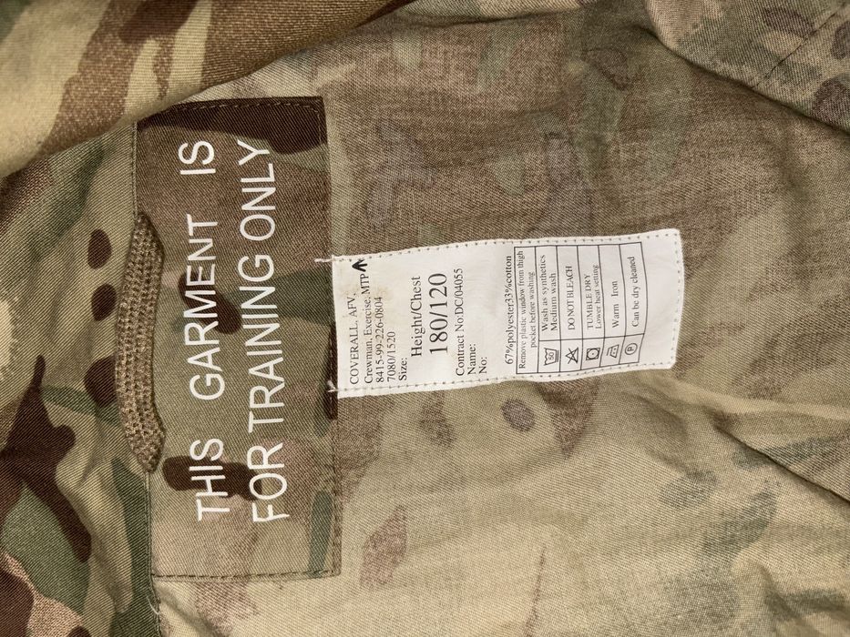 Kombinezon multicam brytyjski czołgisty