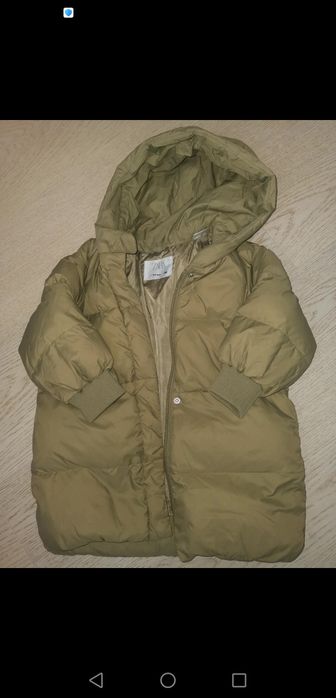 Kurtka zara z puchem naturalnym