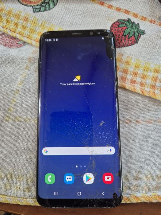 Samsung S8 Plus ecrã partido