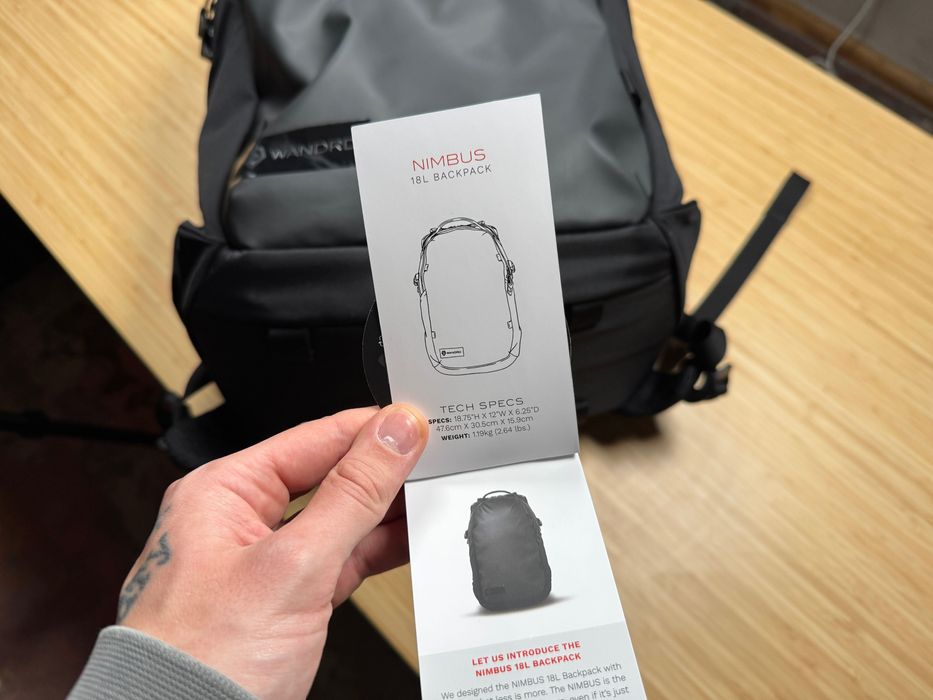 Plecak Wandrd Nimbus 18L