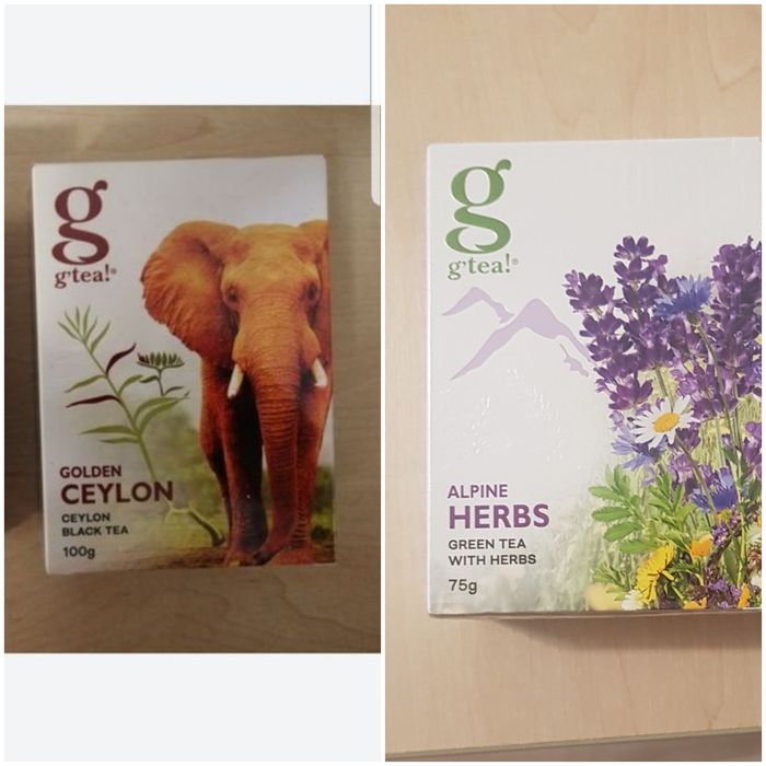 Чай чёрный и зеленый