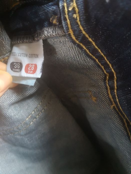 Spodenki za kolano /rybaczki jeans S /36/biodrówki