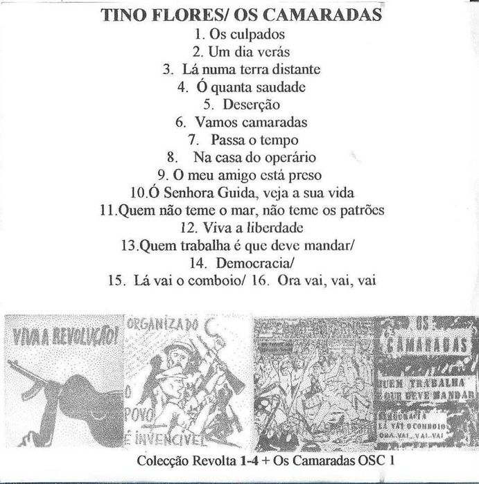 Tino Flores + Os Camaradas - - - - - CD