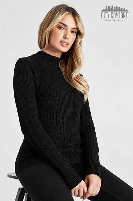 Elegancki damski sweter golf City Comfort rozmiar XL