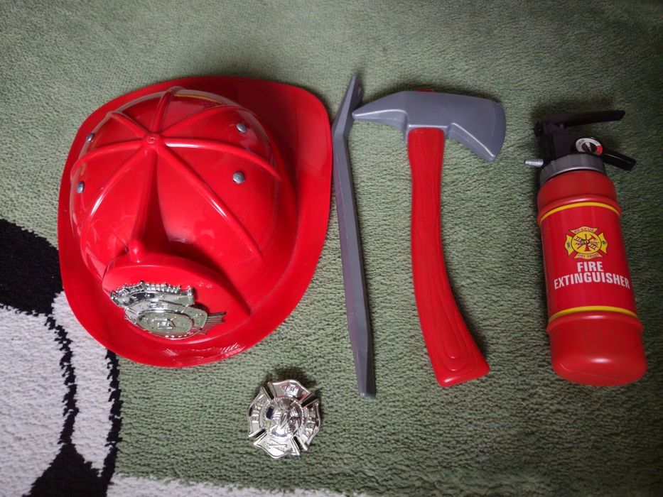 Strażak zestaw zabawa przebranie