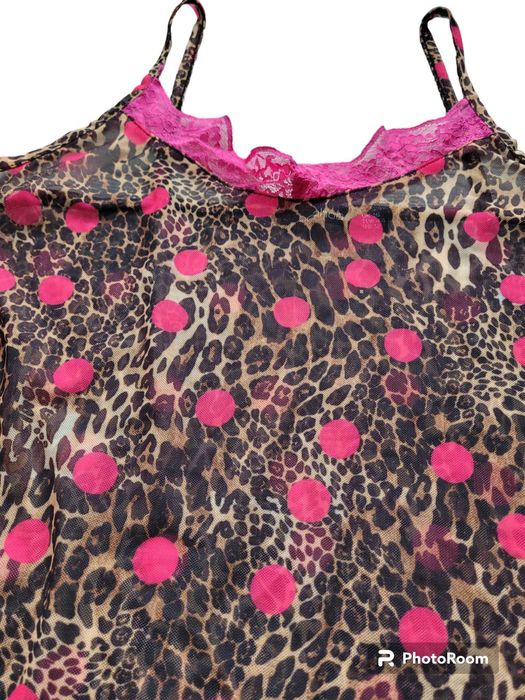 Koszulka nocna Boohoo 44,XXL wzór panterka bielizna damska