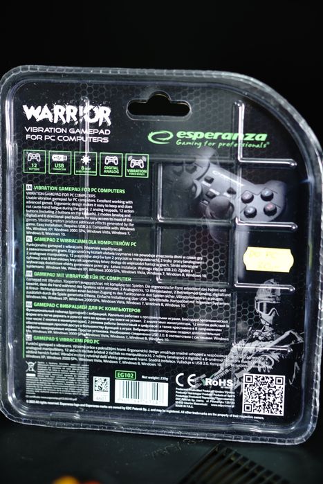 Pad Esperanza Warrior GX300 PC wibracje USB bezprzewodowy gamepad