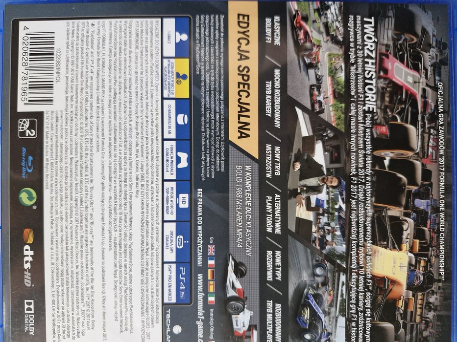 F1 2017 gra na PS4