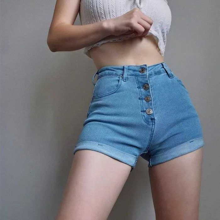 Джинсові шорти Tally Weijl з високої посадкою