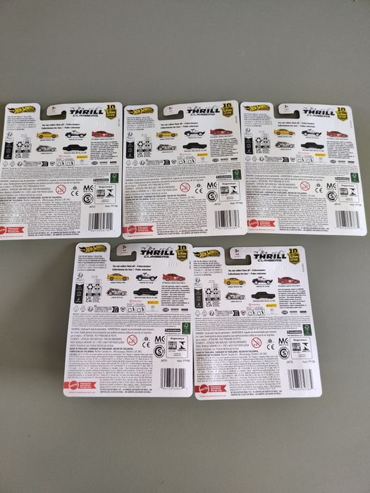 Set Thrill Climbers Subaru Lancer Porsche Car Culture Rally Hot Wheels