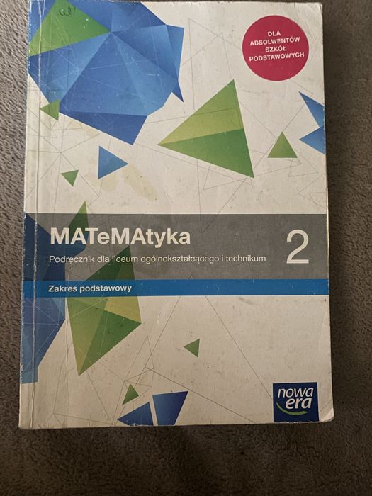 Matematyka 2 tecnikum liceum nowa era