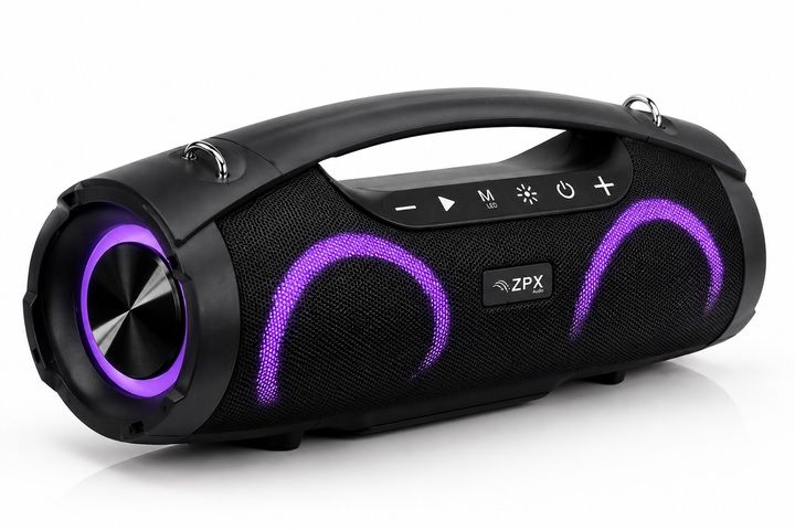 Портативна колонка ZPX Boombox LED підсвітка jbl