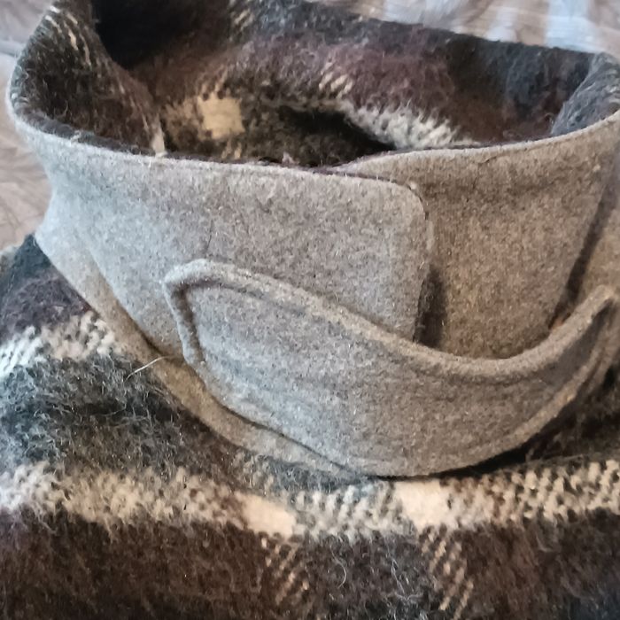 Płaszcz damski w kratę