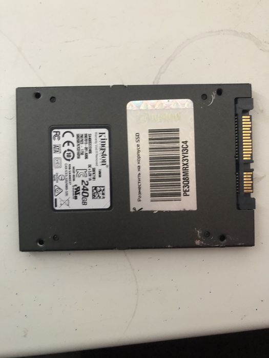 Накопичувач ssd 240Gb Kingston
