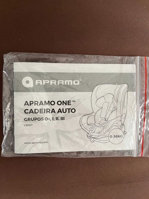 Cadeira Auto APRAMO ONE