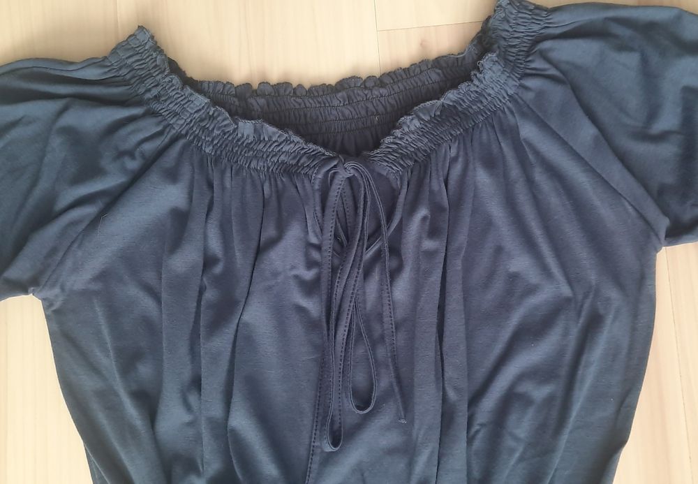 Ciemnoniebieska bluzka r.M/L