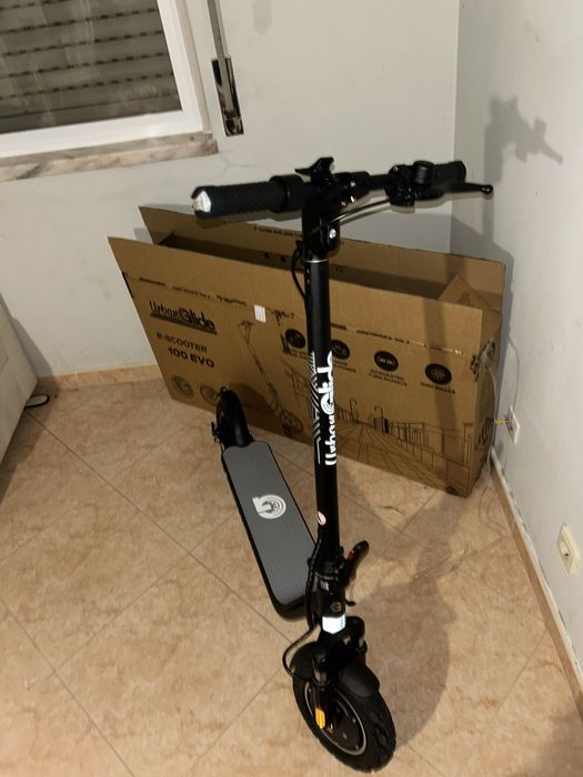 Trotinete Elétrica URBANGLIDE 100 EVO - NOVA, Nunca Usada + Caixa