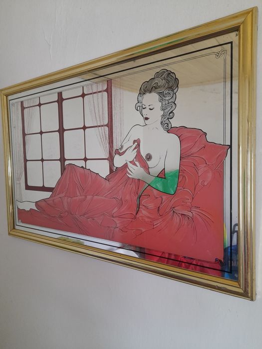 Quadro espelhado  em bom estado