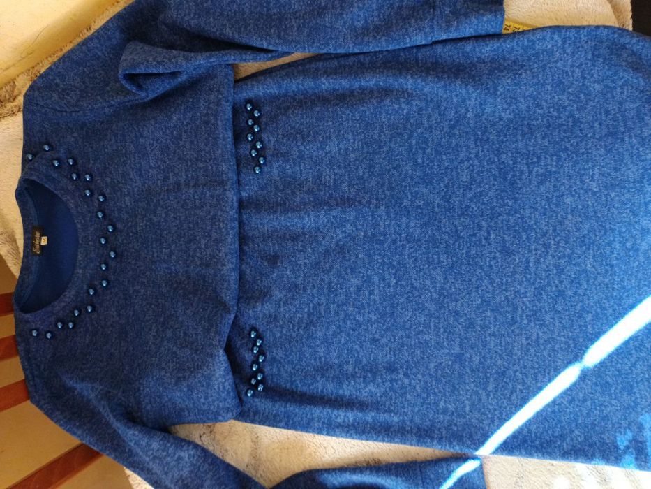 Трикотажний костюм з спідницею