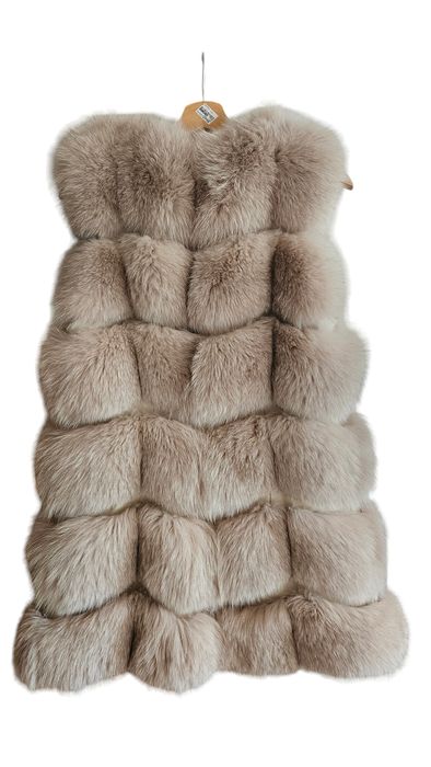 Kamizelka Beż Lis Naturalny