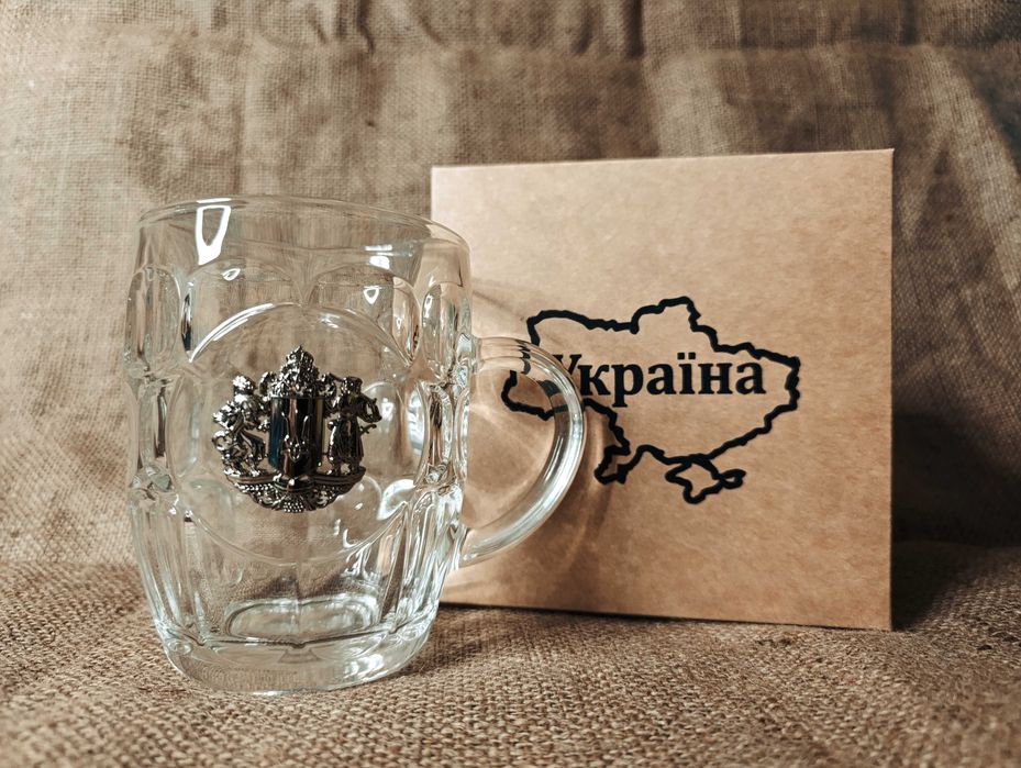 Чарки з гербом України. Бокали для пива.Подарунки для чоловіків