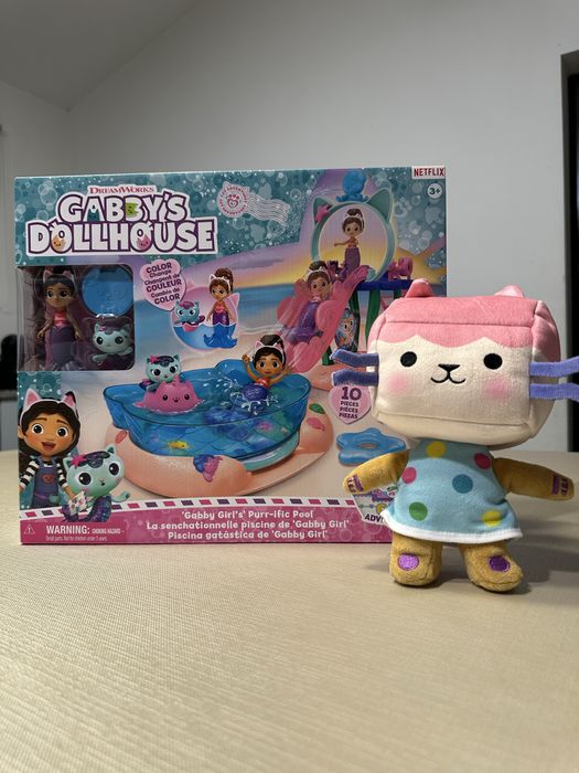 Piscina da Gabby's Dollhouse + peluche (Novos)