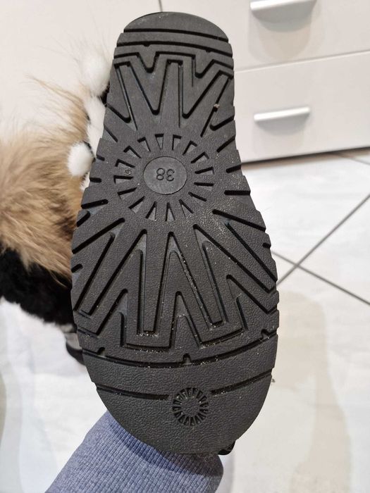 EMU botki - czarne śniegowce z naturalnej skóry