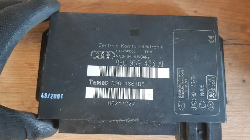 Moduł komfortu a4 b6 b7 exeo 433AE