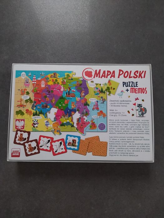 Puzzle "Mapa Polski"