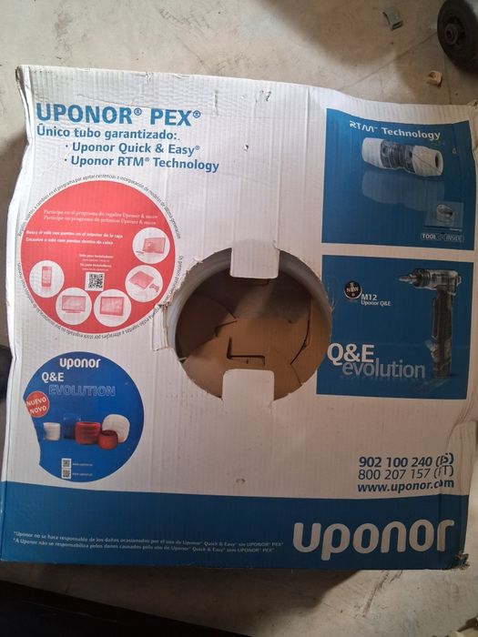 Rolo de tubo PEX 20x1.9