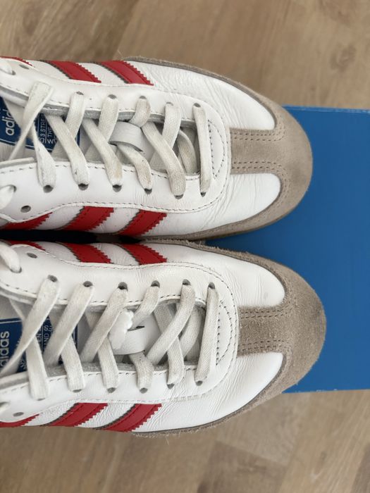 Samba vermelhos originais em pele n36,5