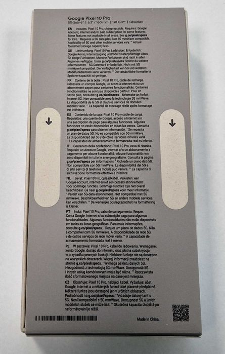 Google PIXEL 10 PRO 5G 12/128GB Obsidian Szczecin Centrum