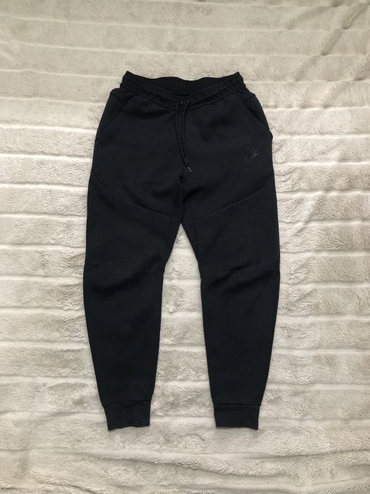 NIKE TECH FLEECE (S) мужские спортивные штаны брюки черные теч флис ор