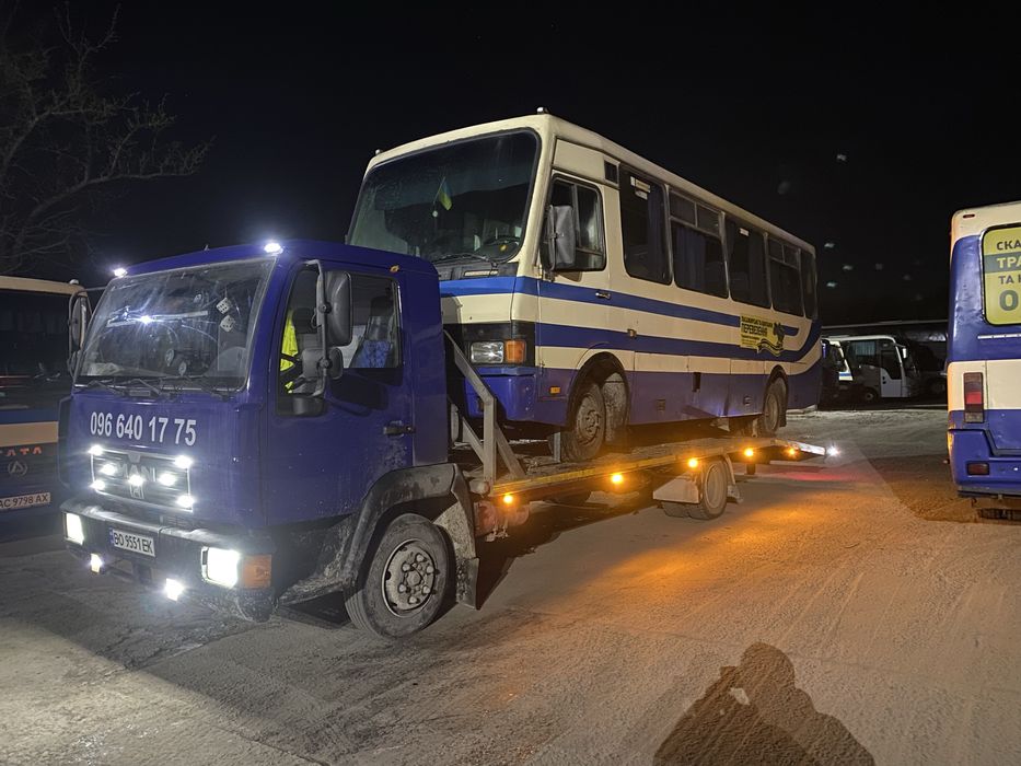 Послуги евакуатор Тернопіль до 6.5 т.