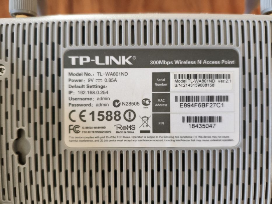 Router TP-LINK WA-801-ND