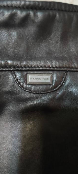 Шкіряна куртка MANGO