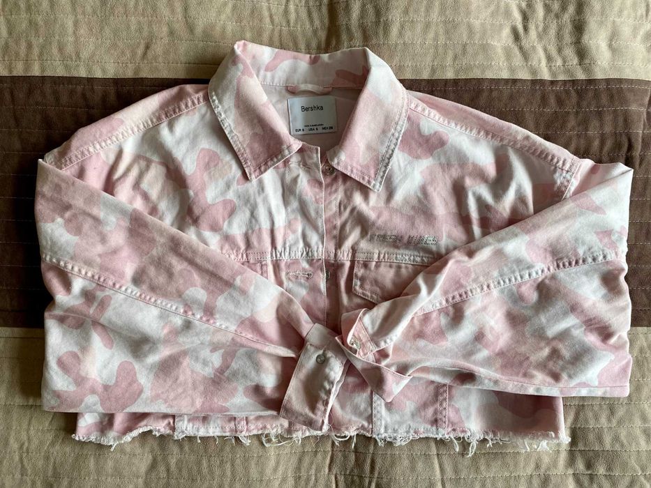 Kurtka dżinsowa damska młodzieżowa Bershka S nowa bez metki