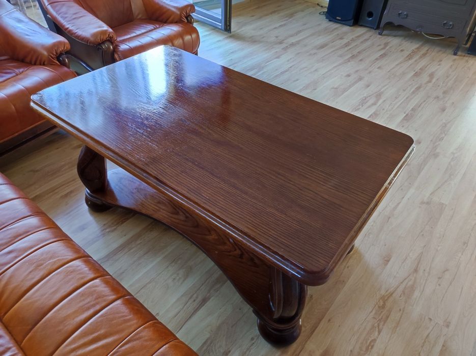 Sofa 3 osobowa skóra, 2 fotele Łódź