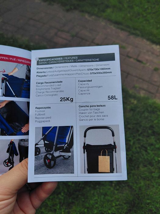 Wózek zakupowy marki Rolser