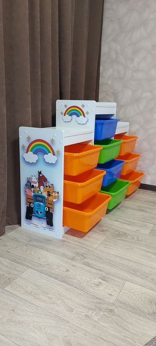 ‼️Стелаж для іграшок‼️ органайзер для игрушек полка Комод