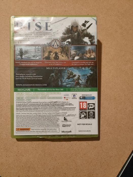 Gra Assassins Creed 3 na Xbox 360