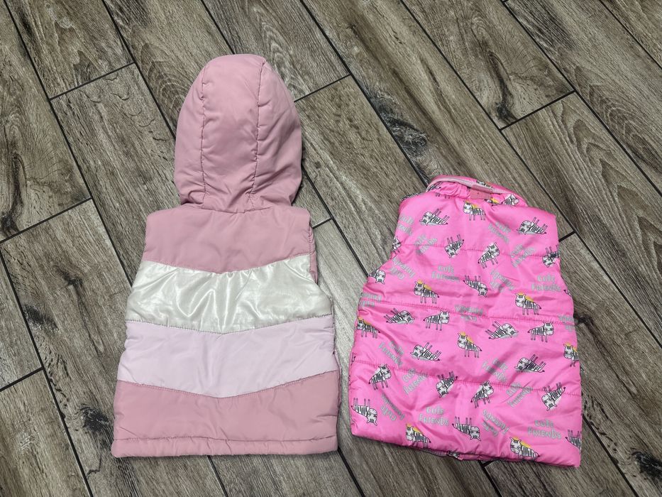 Dwupak Kamizelka bezrękawnik rozmiar 80