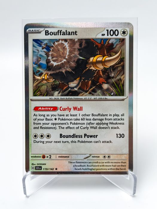 Bouffalant 119/142 holo karta pokemon Stellar Crown