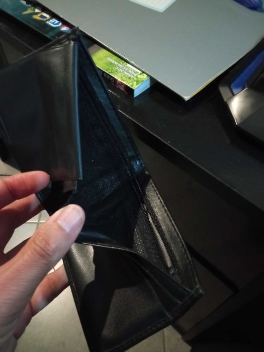 Carteira em pele Mercedes