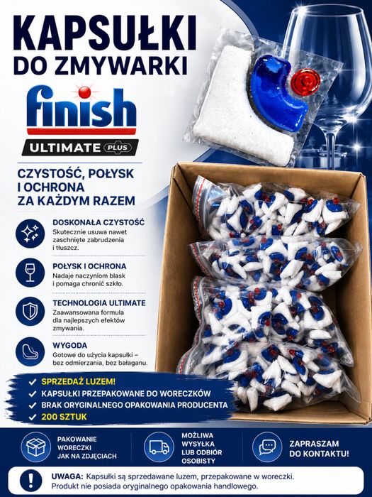 Kapsułki do zmywarki Finish Ultimate plus