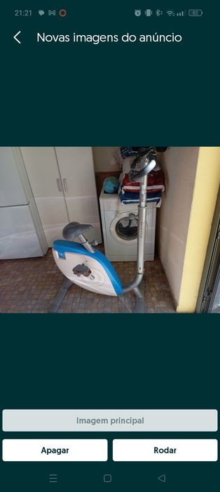 Bicicleta ginástica usada430136351901634560