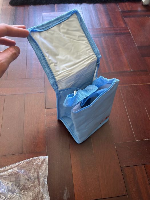 Lancheira Térmica Gelatina Royal Azul Marinho / Bébé (Nova)